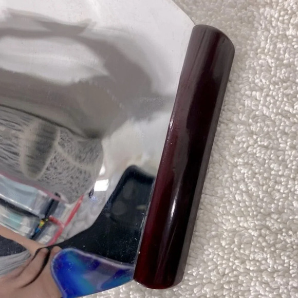 Vintage Glo Hill Gourmates Chrome Serving Tray With Bakelite Handles - Picture 6 of 11